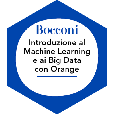 Award Introduzione al Machine Learning e ai Big Data con Orange - FEDERICO  CAPASSO